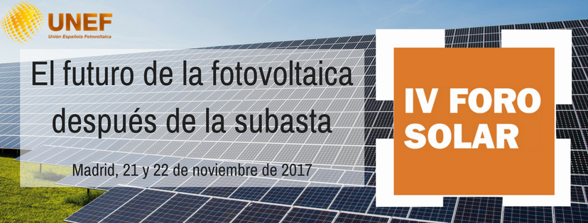 FOTOPLAT presentará las novedades tecnológicas en fotovoltaica este noviembre en el IV Foro Solar